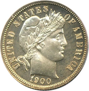 image for: 1900 10c PCGS Proof 66