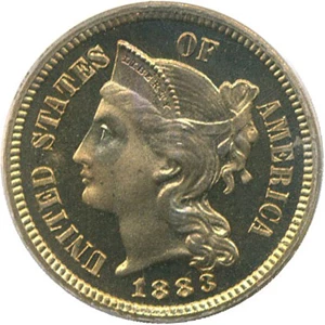 image for: 1883 3cN PCGS Proof 66 DCameo