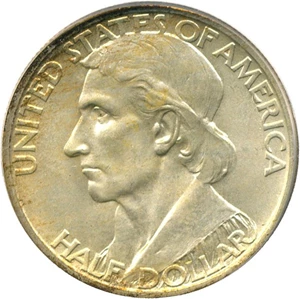 image for: 1935-S Boone 50c PCGS/CAC MS66