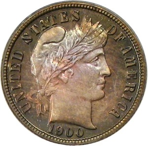 image for: 1900 10c PCGS/CAC Proof 66 * Color *