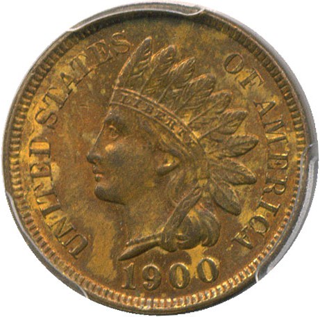 image for: 1900 1c PCGS MS63 RB