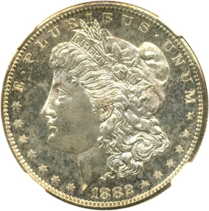 image for: 1882-S $1 NGC/CAC MS66 PL