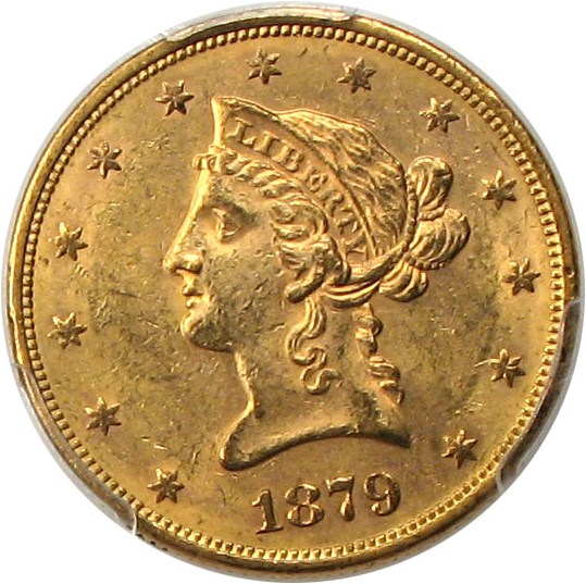 image for: 1879-S $10 PCGS MS62