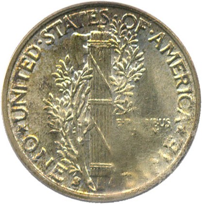 image for: 1929-S 10c PCGS MS66