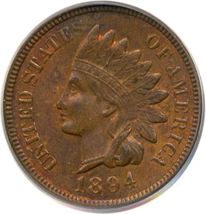 image for: 1894 1c PCGS MS63 RB