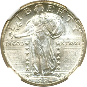 image for: 1924-D 25c NGC MS66