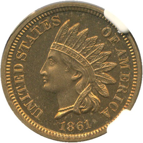 image for: 1861 1c NGC/CAC Proof 64
