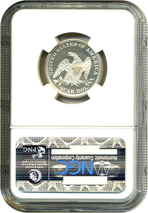 image for: 1862 25c NGC Proof 67 Cameo