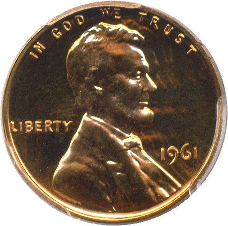 image for: 1961 1c PCGS Proof 65 RD