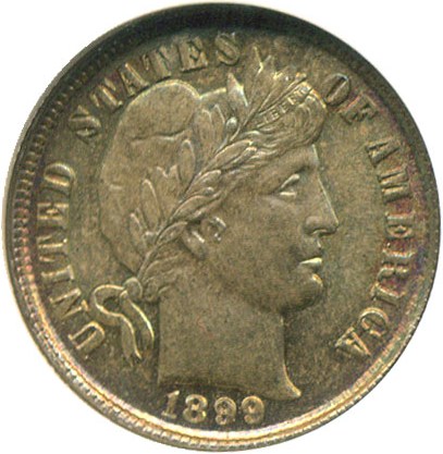 image for: 1899 10c NGC MS64