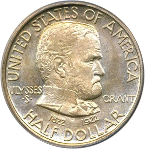 image for: 1922 Grant 50c PCGS/CAC MS64