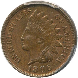 image for: 1896 1c PCGS MS63 BN