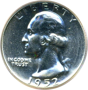 image for: 1952 25c PCGS Proof 67