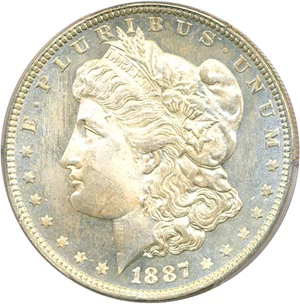 image for: 1887 $1 PCGS MS64 PL