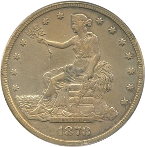 image for: 1878-CC Trade$ PCGS XF40 OGH