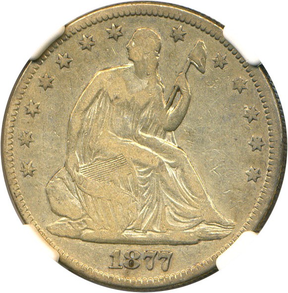 image for: 1877 50c NGC F15