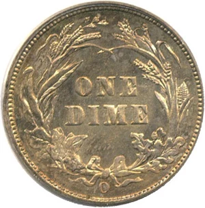 image for: 1901-O 10c PCGS MS66