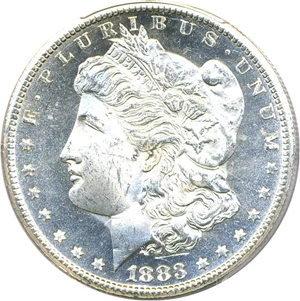 image for: 1883-CC $1 PCGS/CAC MS64 DMPL