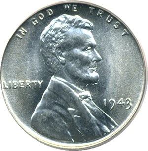 image for: 1943 1c PCGS MS66