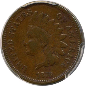 image for: 1873 1c PCGS F12 (Doubled LIBERTY)
