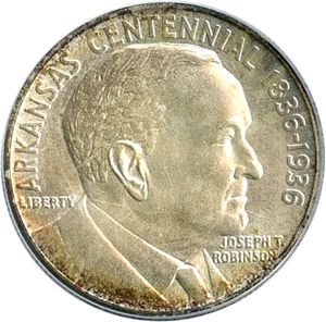 image for: 1936 Robinson 50c PCGS/CAC MS66 * Color *