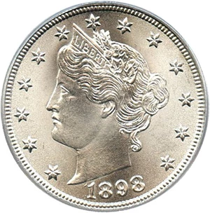 image for: 1898 5c PCGS/CAC MS66