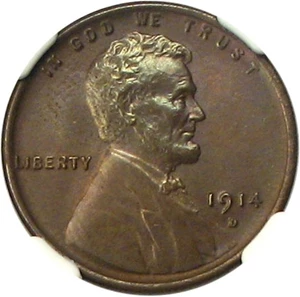 image for: 1914-D 1c NGC MS66 BN