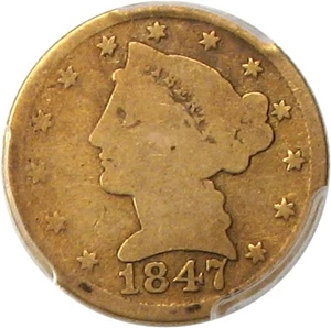 image for: 1847-D $5 PCGS/CAC Good-6