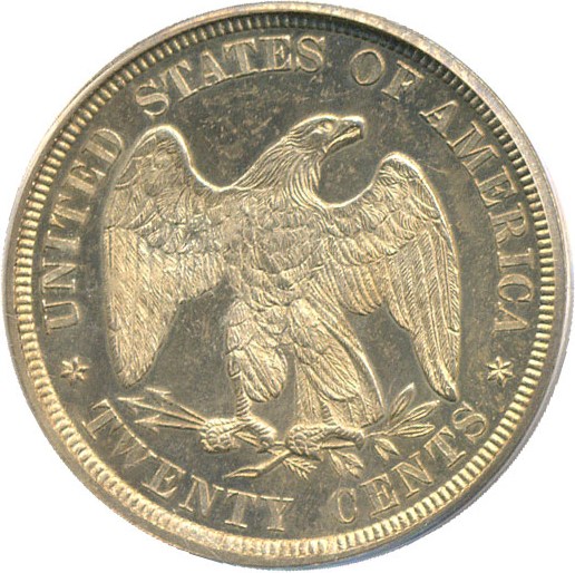 image for: 1878 20c PCGS/CAC Proof 63 Cameo