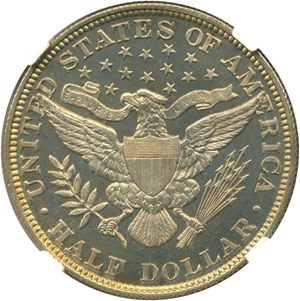 image for: 1892 50c NGC Proof 65