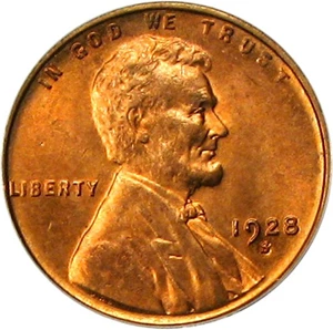 image for: 1928-S 1c PCGS MS66 RD