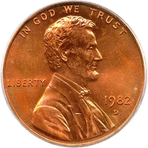 1982 d small date penny