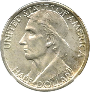 image for: 1935/34 Boone 50c NGC MS67