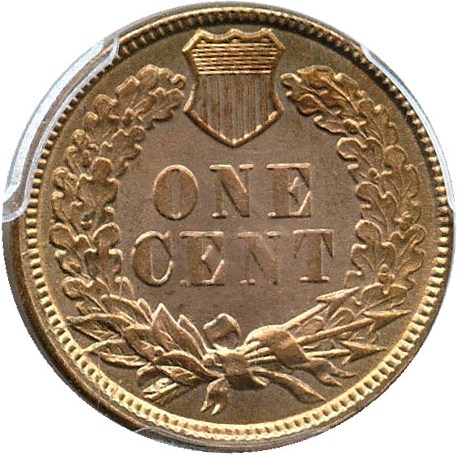 image for: 1886 1c PCGS MS64 RD (Type 1)