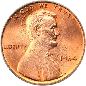 image for: 1984 1c PCGS MS65 RD (Doubled Die Obverse) OGH