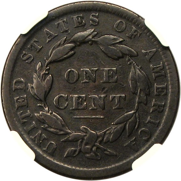 image for: 1839/6 1c NGC F12 (Head of 1836, N-1)