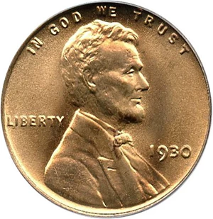 image for: 1930 1c PCGS/CAC MS67 RD