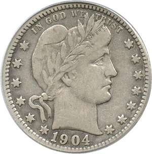 image for: 1904-O 25c PCGS VF30