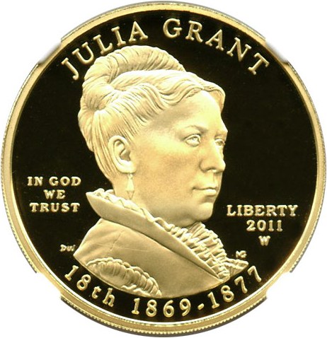 image for: 2011-W $10 NGC Proof 70 UCameo (Julia Grant)