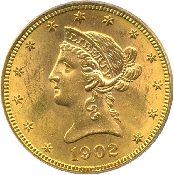 image for: 1902-S $10 PCGS/CAC MS63