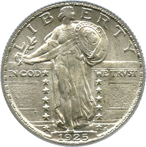 image for: 1925 25c PCGS MS63