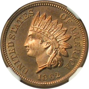 image for: 1862 1c NGC/CAC Proof 65