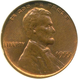 image for: 1955/1955 1c NGC/CAC MS65 RB (Doubled Die)
