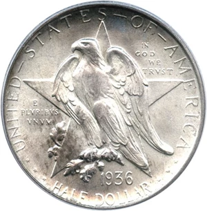 image for: 1936-D Texas 50c PCGS/CAC MS66