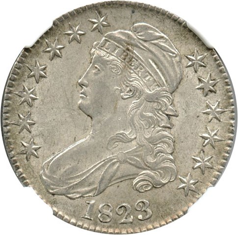 アメリカ1836年 50Cents 銀貨 キャップバスト 50 Cents / ½ Dollar 