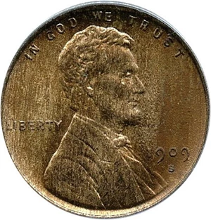 image for: 1909-S VDB 1c PCGS MS66 RB OGH