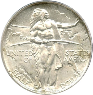image for: 1936-S Oregon 50c PCGS/CAC MS65