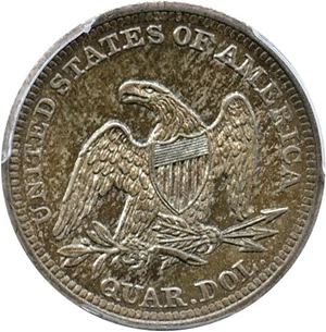 image for: 1843 25c PCGS/CAC MS64