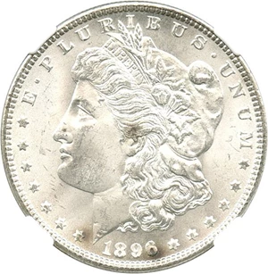image for: 1896 $1 NGC MS65 (Top 100 VAM, MPD 8, VAM-19)