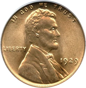 image for: 1929 1c PCGS MS67 RD